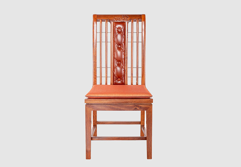 黔南芙蓉榭中式实木餐椅效果图