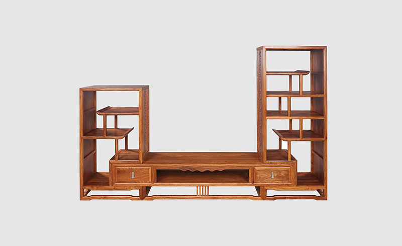 黔南中式装饰厅柜组合家具效果图